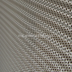 Perforated Al atau Cu Corrugated Roof Panels